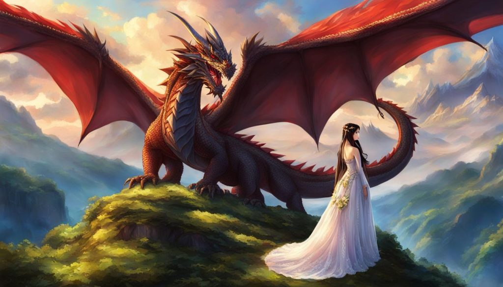 La mariée du roi dragon webtoon - Image du webtoon