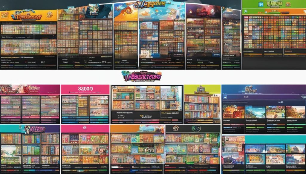 Webtoon local classement Webtoon local classement