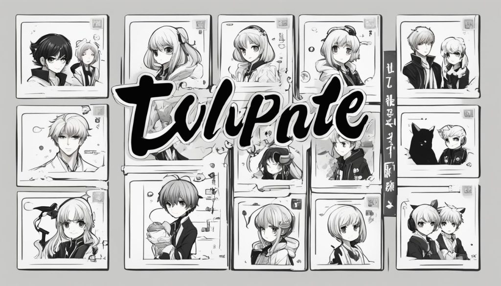 codes typographiques webtoon