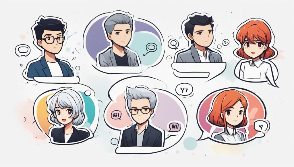 exemple de création de ballons de dialogue webtoon