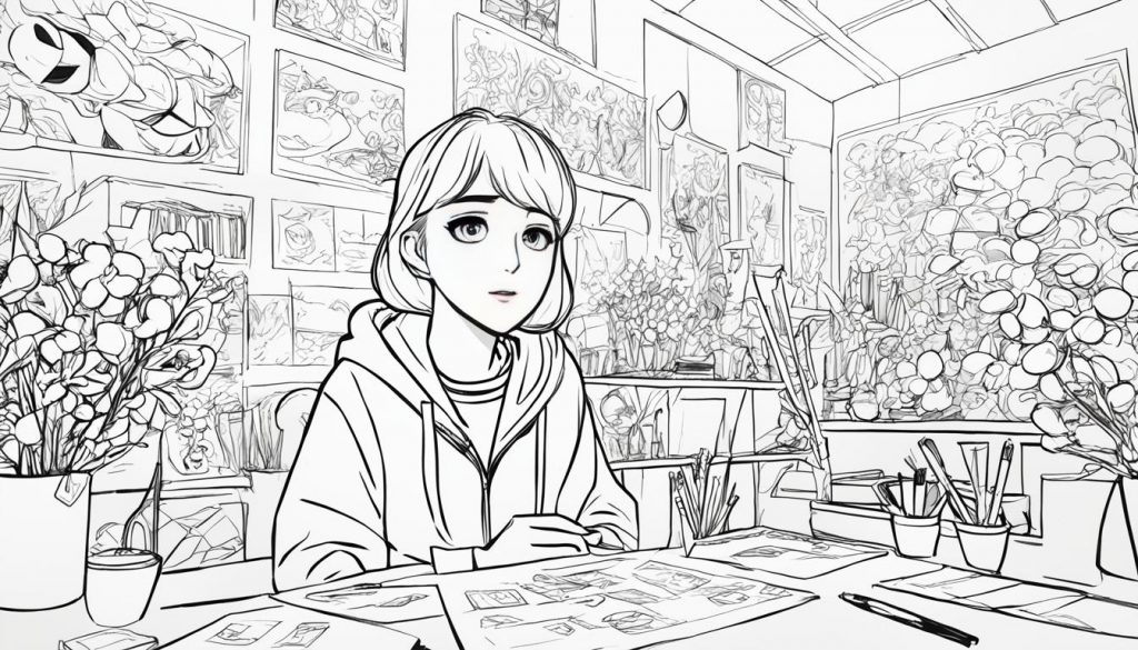 Création artistique de webtoon Création artistique de webtoon