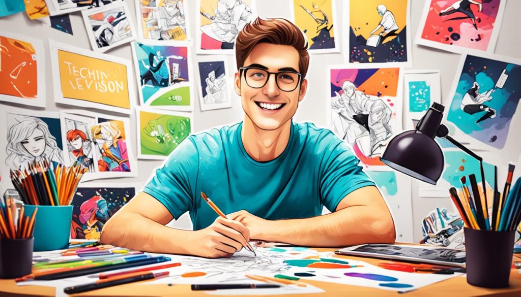 Création de webtoon en couleur Création de webtoon en couleur