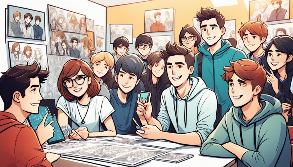 Dialogue Webtoon avec la Base de Fans