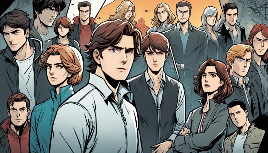 Scénario captivant de webtoon Scénario captivant de webtoon