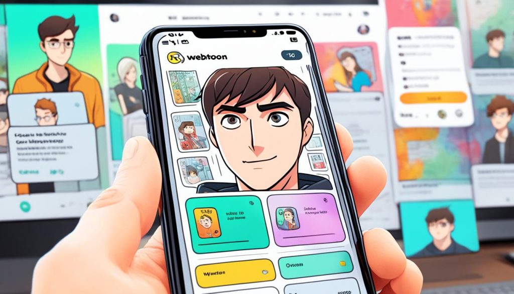 Suivre des webtoons sur smartphone Suivre des webtoons sur smartphone