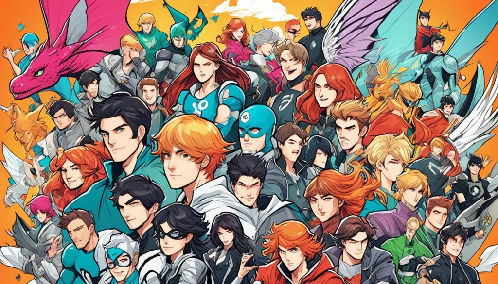 variété des webtoons variété des webtoons