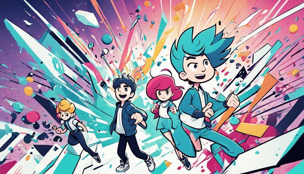 Dynamisme de l'Animation en webtoon